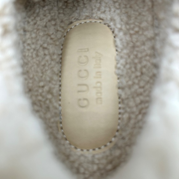 Women’s Gucci ace GG suede sneakers with shearling lining size 39 made in Italy - Picture 6 of 9